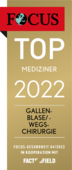 Focus Siegel Top Mediziner Gallenblase 2022