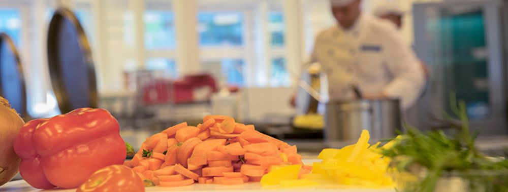 Frische, Qualität und Genuss sind die Merkmale der Küche im St. Marien-Krankenhaus Berlin Frisches Gemüse in der Küche des Sankt Marien-Krankenhauses Berlin