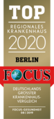 Focus-Auszeichnung Top Regionales Krankenhaus für das Sankt Marien-Krankenhaus Berlin 2020