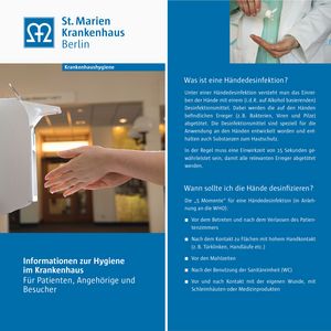 Vorschaubild Informationsflyer Hygiene im St. Marien-Krankenhaus Berlin