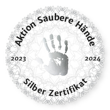 Zertifikat der Aktion Saubere Hände für das Sankt Marien-Krankenhaus Berlin