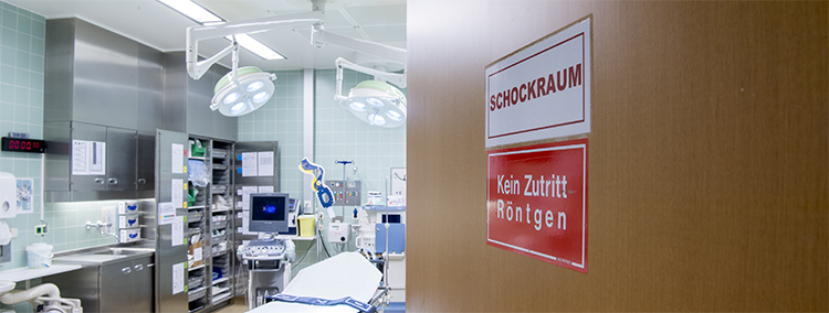 Eingang zum lokalen Traumazentrum im Sankt Marien-Krankenhaus Berlin