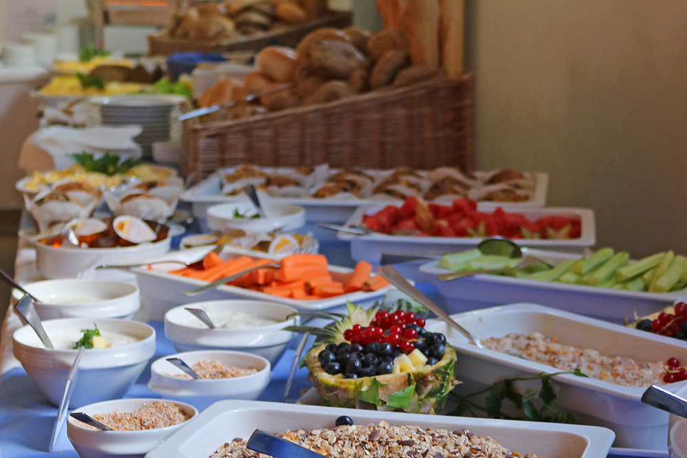 Frühstücksbuffet beim Sankt Marien-Symposium